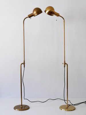 Mid-Century Modern Bola Reading Floor Lamps by Florian Schulz, 1970s, Set of 2-WPT-1282653