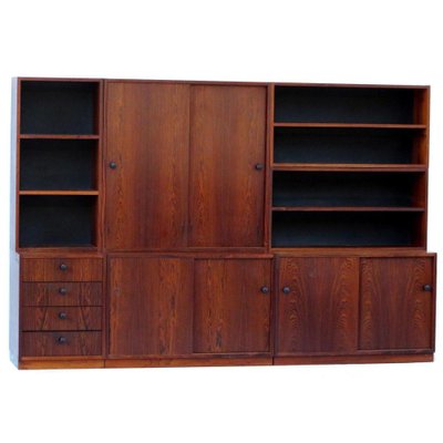 Mid-Century Modern Bookcase Cabinet in Rosewood, 1960s-UBE-1453060