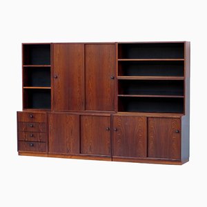 Mid-Century Modern Bookcase Cabinet in Rosewood, 1960s-UBE-1453060