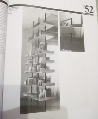 Mid-Century Modern Bookshelf by Angelo Mangiaroti and Bruno Morassutti, Italy, 1950s-FGA-1728559