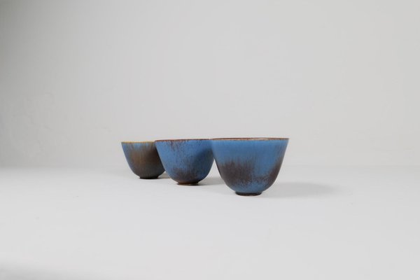 Mid-Century Modern Bowls attributed to Gunnar Nylund for Rörstrand, Sweden, 1950s, Set of 3-UYK-1772909