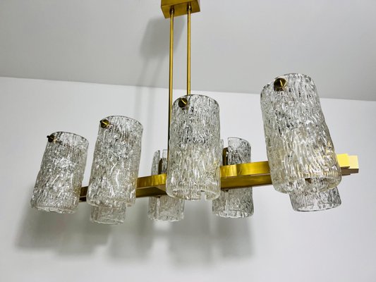 Mid-Century Modern Brass 8-Arm Chandelier, 1960s-PUK-2022201