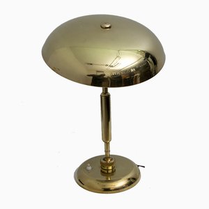 Mid-Century Modern Brass Adjustable Table Lamp by Giovanni Michelucci for Lariolux, 1940s-FER-786552