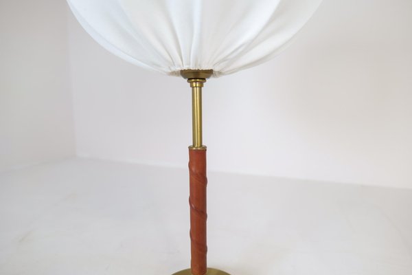 Mid-Century Modern Brass and Metal Table Lamp from Ewå, Sweden, 1950s-UYK-1287397