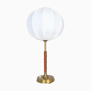 Mid-Century Modern Brass and Metal Table Lamp from Ewå, Sweden, 1950s-UYK-1287397