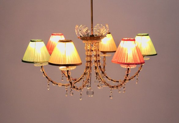 Mid-Century Modern Brass Chandelier by J. & L. Lobmeyr for J. & L. Lobmeyr-NB-772670