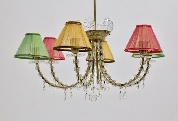 Mid-Century Modern Brass Chandelier by J. & L. Lobmeyr for J. & L. Lobmeyr-NB-772670