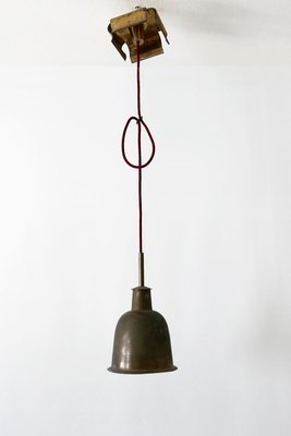 Mid-Century Modern Brass Church Pendant Lamp, Germany, 1950s-WPT-914839