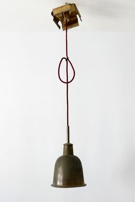 Mid-Century Modern Brass Church Pendant Lamp, Germany, 1950s-WPT-914839