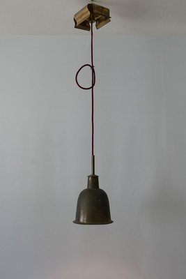 Mid-Century Modern Brass Church Pendant Lamp, Germany, 1950s-WPT-914839