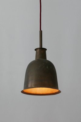 Mid-Century Modern Brass Church Pendant Lamp, Germany, 1950s-WPT-914839