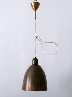 Mid-Century Modern Brass Church Pendant Lamps, Germany, 1950s-WPT-1360198