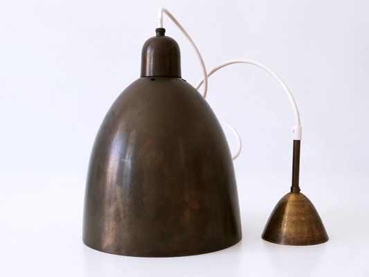 Mid-Century Modern Brass Church Pendant Lamps, Germany, 1950s-WPT-1360198