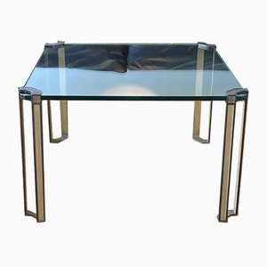 Mid-Century Modern Brass Coffee Table by Peter Ghyczy, 1970s-WSA-968369