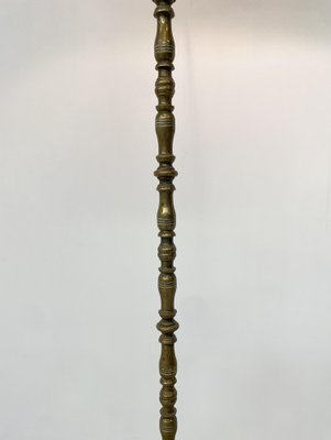 Mid-Century Modern Brass Floor Lamp, 1940s-FGA-1723525