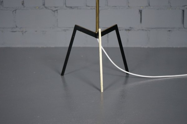 Mid-Century Modern Brass Floor Lamp, 1950s-XNJ-833489