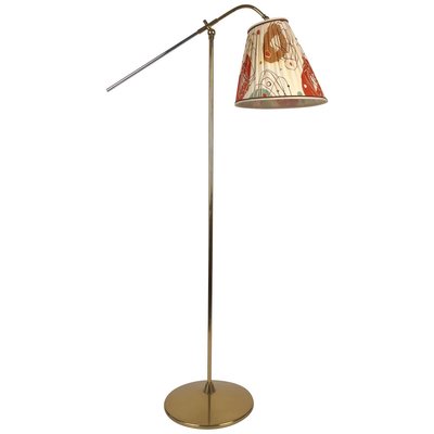 Mid-Century Modern Brass Floor Lamp from Rupert Nikoll, Austria, 1950s-BAF-763380