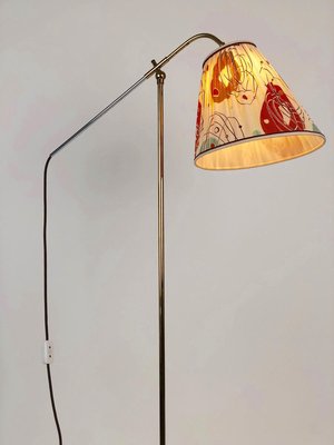 Mid-Century Modern Brass Floor Lamp from Rupert Nikoll, Austria, 1950s-BAF-763380