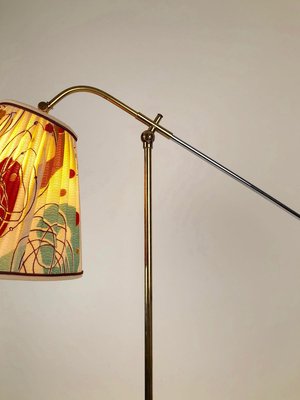 Mid-Century Modern Brass Floor Lamp from Rupert Nikoll, Austria, 1950s-BAF-763380