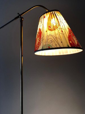 Mid-Century Modern Brass Floor Lamp from Rupert Nikoll, Austria, 1950s-BAF-763380