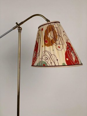 Mid-Century Modern Brass Floor Lamp from Rupert Nikoll, Austria, 1950s-BAF-763380