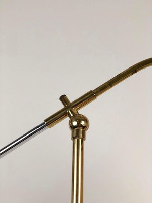 Mid-Century Modern Brass Floor Lamp from Rupert Nikoll, Austria, 1950s-BAF-763380