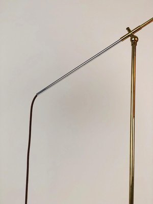 Mid-Century Modern Brass Floor Lamp from Rupert Nikoll, Austria, 1950s-BAF-763380