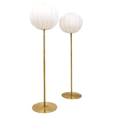 Mid-Century Modern Brass Floor Lamps from Luxus, Sweden, 1970s, Set of 2-UYK-1061323