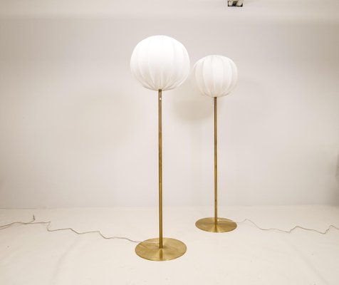 Mid-Century Modern Brass Floor Lamps from Luxus, Sweden, 1970s, Set of 2-UYK-1061323