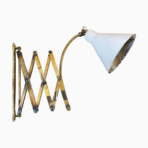 Mid-Century Modern Brass Italian Scissor Lamp in the Style of Stilnovo, 1960s-NMK-1438303