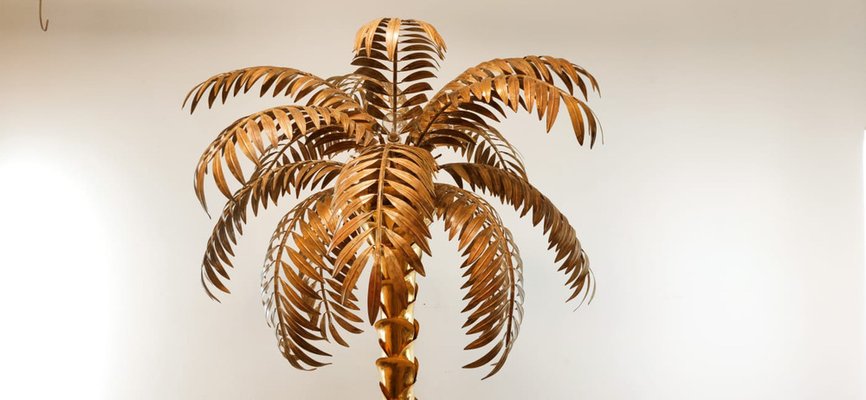 Mid-Century Modern Brass Palm, 1970s-QLH-1122074