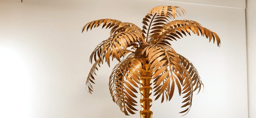 Mid-Century Modern Brass Palm, 1970s-QLH-1122074