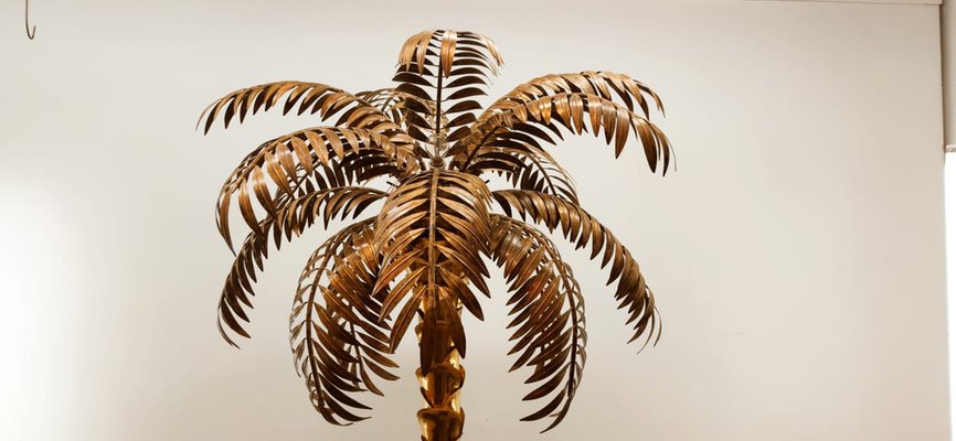 Mid-Century Modern Brass Palm, 1970s-QLH-1122074