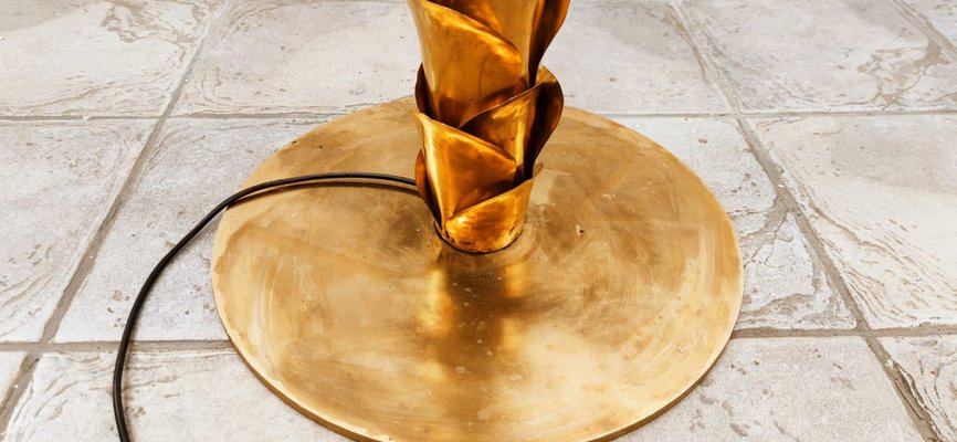 Mid-Century Modern Brass Palm, 1970s-QLH-1122074