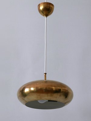 Mid-Century Modern Brass Pendant Lamp by Falkenbergs Belysning, Sweden, 1960s-WPT-2016347