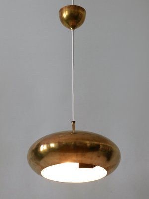 Mid-Century Modern Brass Pendant Lamp by Falkenbergs Belysning, Sweden, 1960s-WPT-2016347