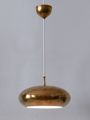 Mid-Century Modern Brass Pendant Lamp by Falkenbergs Belysning, Sweden, 1960s-WPT-2016347