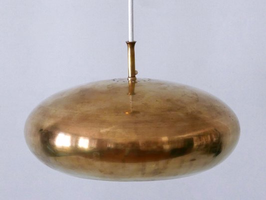 Mid-Century Modern Brass Pendant Lamp by Falkenbergs Belysning, Sweden, 1960s-WPT-2016347