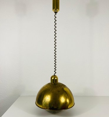 Mid-Century Modern Brass Pendant Lamp from WKR, 1970s, Germany-PUK-826873