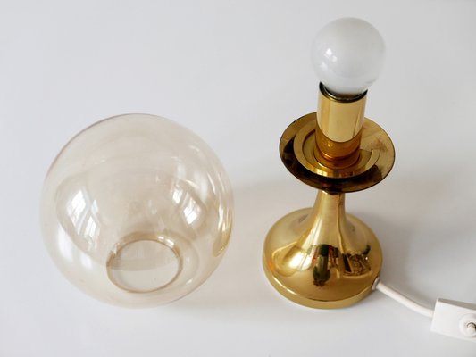 Mid-Century Modern Brass Table Lamp from Sölken Leuchten, Germany, 1960s-WPT-1093296