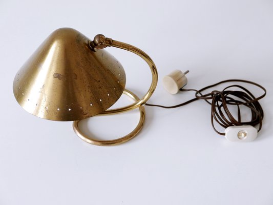 Mid-Century Modern Brass Wall Light, Sweden, 1950s-WPT-1772379