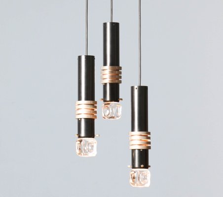 Mid-Century Modern Cascade Pendant Light by Lakro Amstelveen, 1960s-MY-1050722