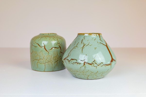 Mid-Century Modern Ceramic Pieces by Carl-Harry Stålhane for Rörstrand, Sweden, Set of 2-UYK-968362