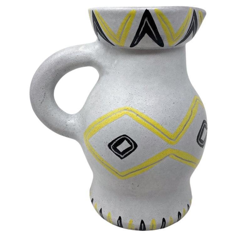 Mid-Century Modern Ceramic Pitcher by Jacques Rolland, 1950s