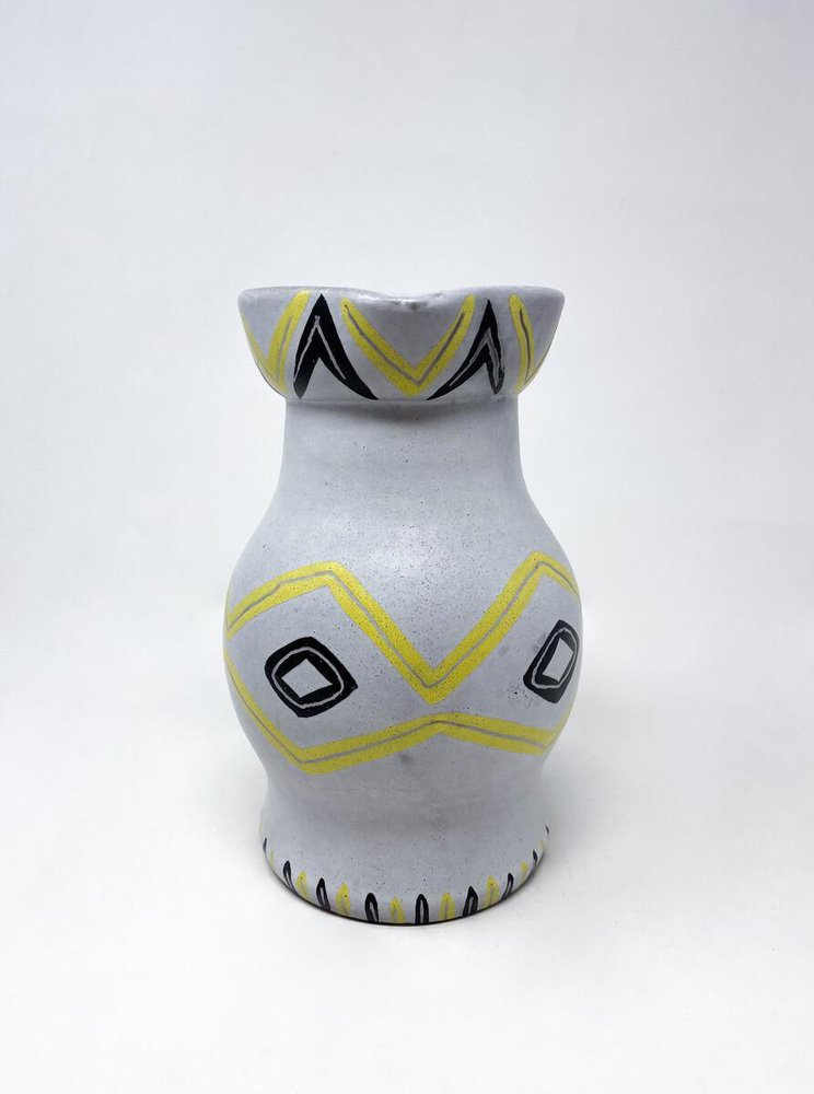 Mid-Century Modern Ceramic Pitcher by Jacques Rolland, 1950s