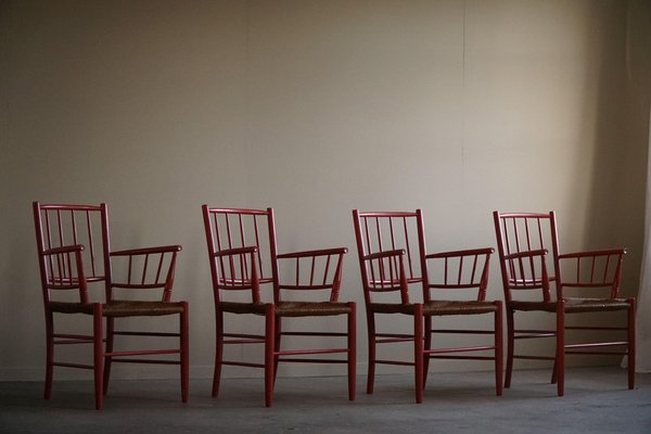 Mid-Century Modern Chairs by Bjørn Wiinblad for Nässjö Stolfabrik, 1950s, Set of 4-MXF-1812320