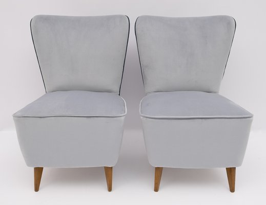 Mid-Century Modern Chairs by Guglielmo Veronesi for ISA, 1950s, Set of 2-FER-935434