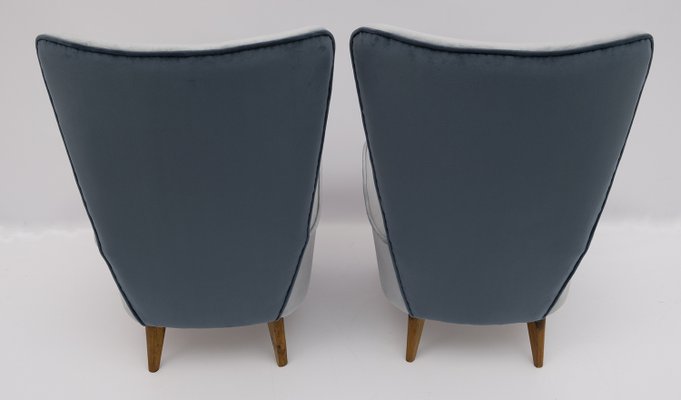 Mid-Century Modern Chairs by Guglielmo Veronesi for ISA, 1950s, Set of 2-FER-935434