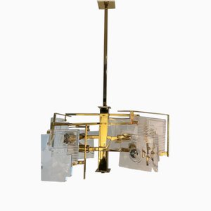 Mid-Century Modern Chandelier by Gaetano Sciolari for Stilkronen, 1970s-NMK-1802454