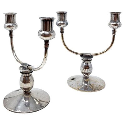 Mid-Century Modern Chandeliers, 1930s, Set of 2-FGA-1733741